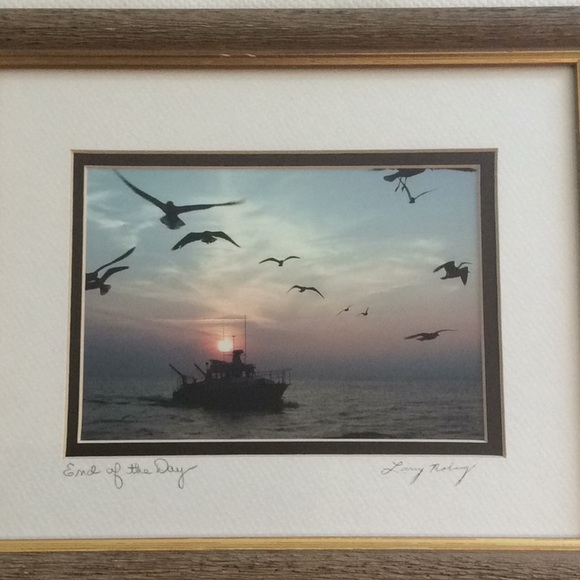End of the day framed photo signed - Picture 6 of 7